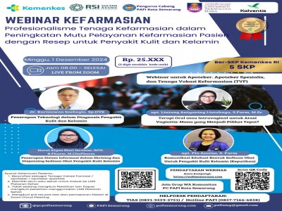 PROFESIONALISME TENAGA KEFARMASIAN DALAM PENINGKATAN MUTU PELAYANAN KEFARMASIAN PASIEN DENGAN RESEP UNTUK PENYAKIT KULIT DAN KELAMIN
