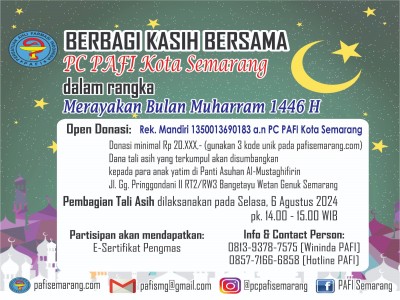 BAKTI SOSIAL BERBAGI KASIH BERSAMA PAFI KOTA SEMARANG